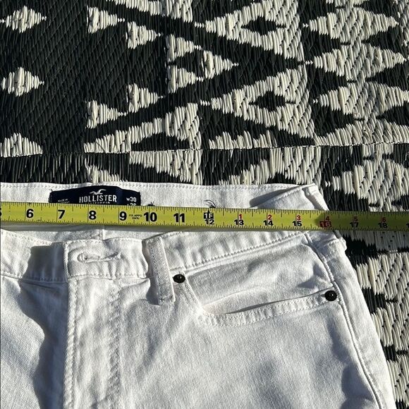 Hollister White Denim Skinny Epic Flex Jeans 30/36   E - Picture 9 of 11